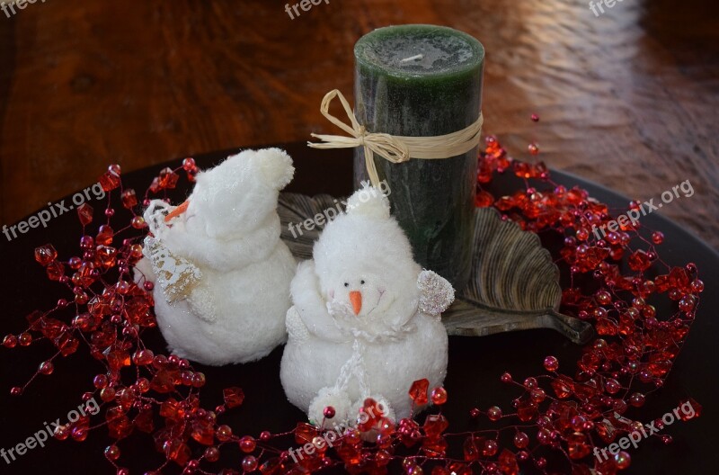 Centerpiece Candle Decor Christmas Seasonal