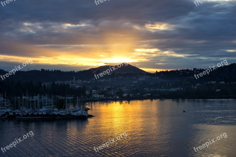 Corfu Greece Island Sea Mediterranean