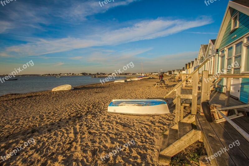 Hengistbury Head Cabins Beach Ocean Holiday