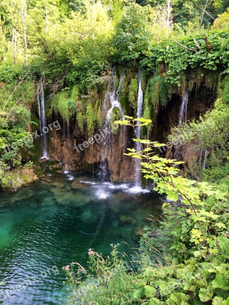 Plitvice Lakes Croatia Natural Park Waterfalls Plitvice Free Photos