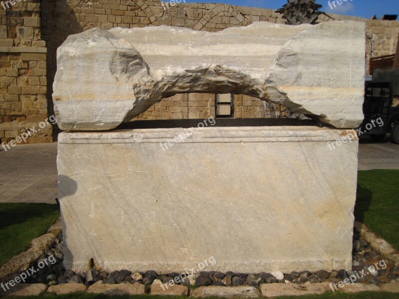 Sarcophagus Israel Tomb Ancient Stone