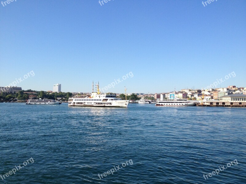 Istanbul Ferry Bosphorus Turkey Shipping