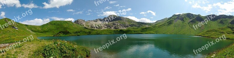 Allgäu Mountains Bergsee Schrecksee Alpine