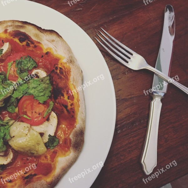 Pizza Sourdough Dough Baked Homemade