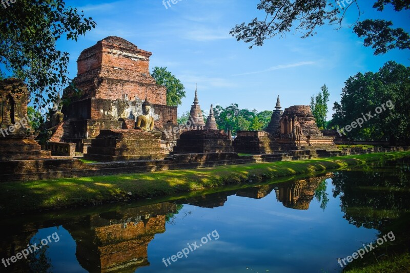 Sukhothai Historical Park City Of Joy The Ancient City Free Photos