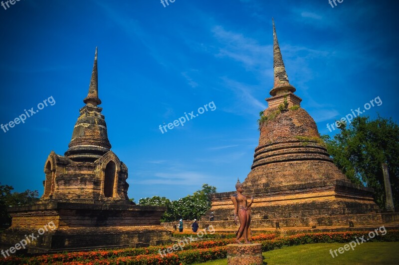 Sukhothai Historical Park City Of Joy The Ancient City Free Photos