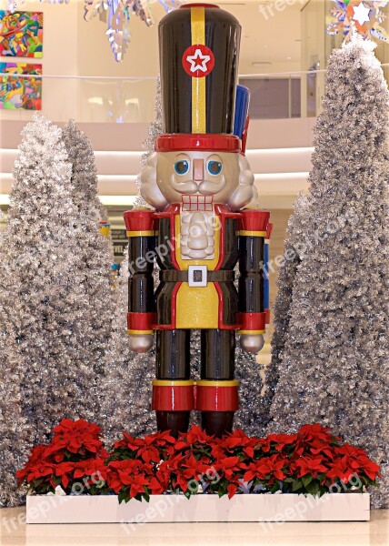 Large Toy Soldier Christmas Yellow