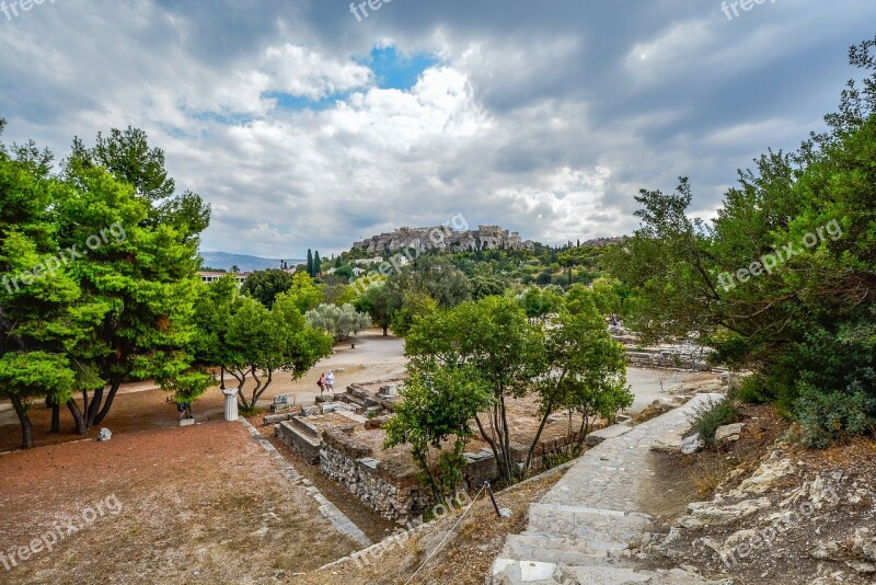 Acropolis Parthenon Athens Ruins Classical