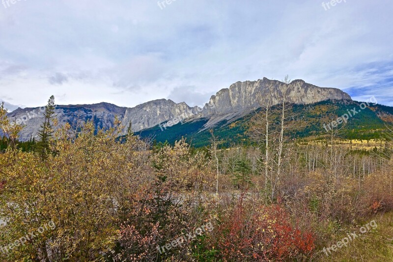 Landscape Rockies Canada Wild Wilderness