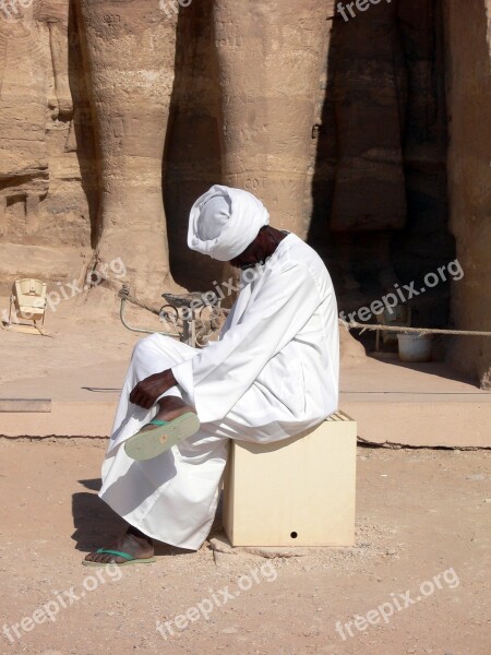 Tired Asleep Dozed Off Egypt Heat