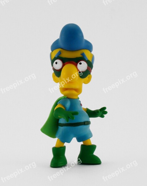 Toy Simpsons Milhouse Snowman Free Photos