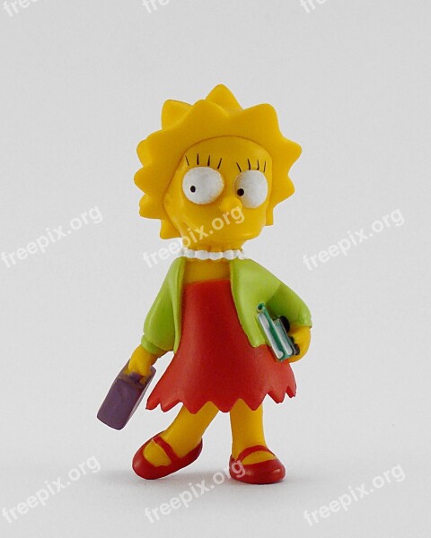 Toy Simpsons Liza Snowman Doll