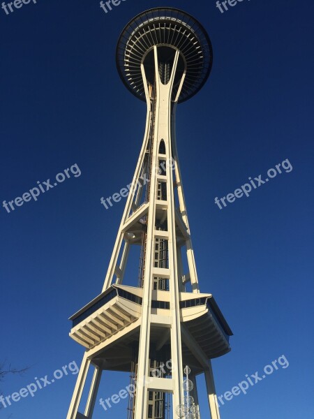 Seattle Neddle Space United States Tower Architecture