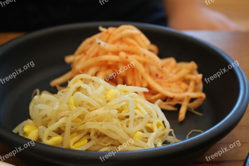 Side Dish Radish Sprouts Free Photos