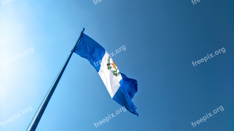 Flag Guatemala Country Icon Nation