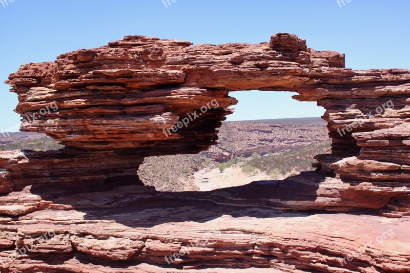 Kalbarri Australia Outdoor Western Rock