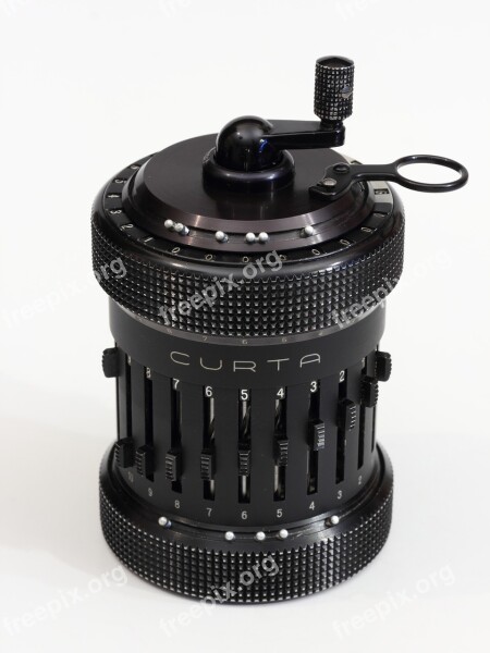 Curta Mechanical Calculator Liechtenstein Mechanic