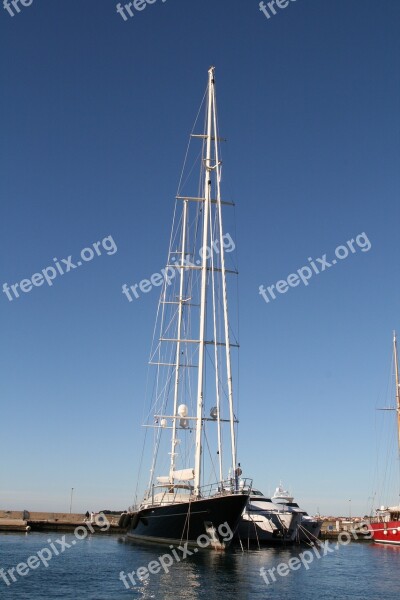 Sailing Yacht Sailing Boat Sail Port Sail Masts