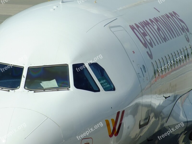 Aircraft Airplane Boing German Wings Airport