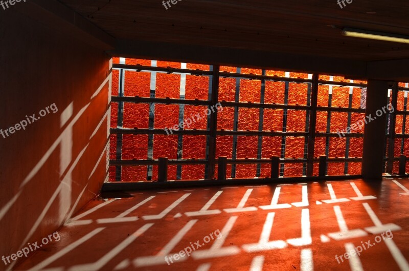 Garage Light Effects Wall Floor