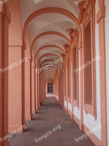 Architecture Arc Arcade Gang Cloister Free Photos