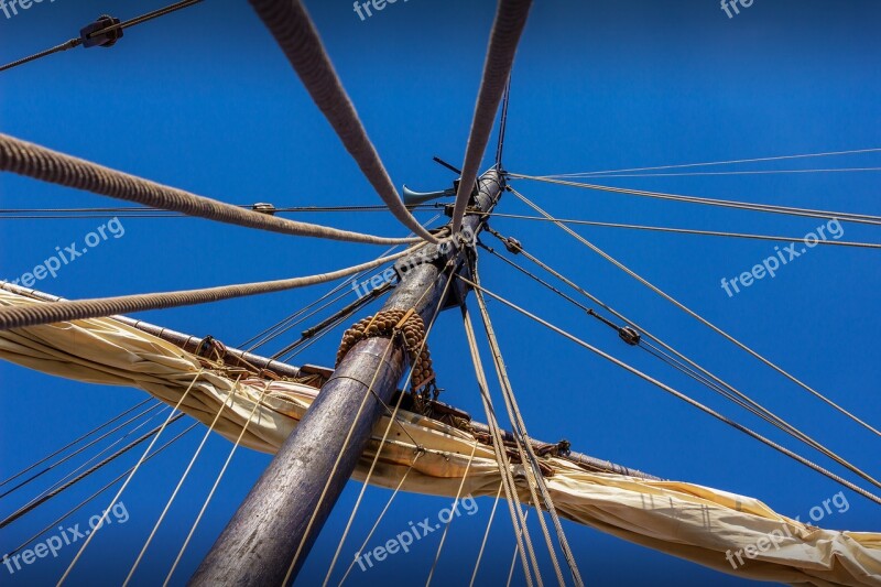 Sailing Vessel Mast Sail Free Photos