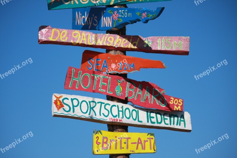 Shield Directory Signs Signpost Marking