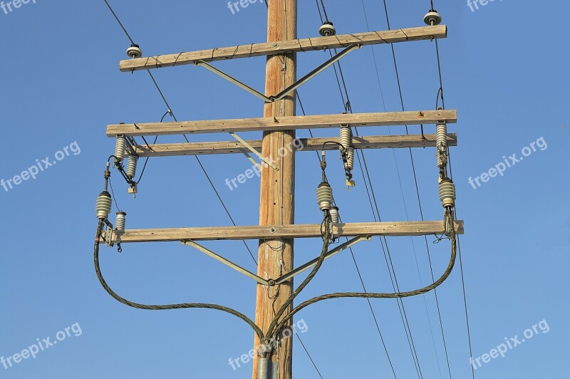 Power Line Electricity Energy Sky Voltage