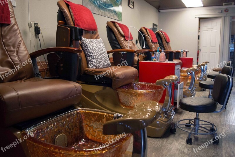 Pedicure Manicure Treatment Spa Salon