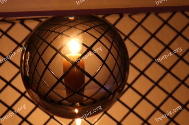 Ball Light Round Glass Ball Transparent