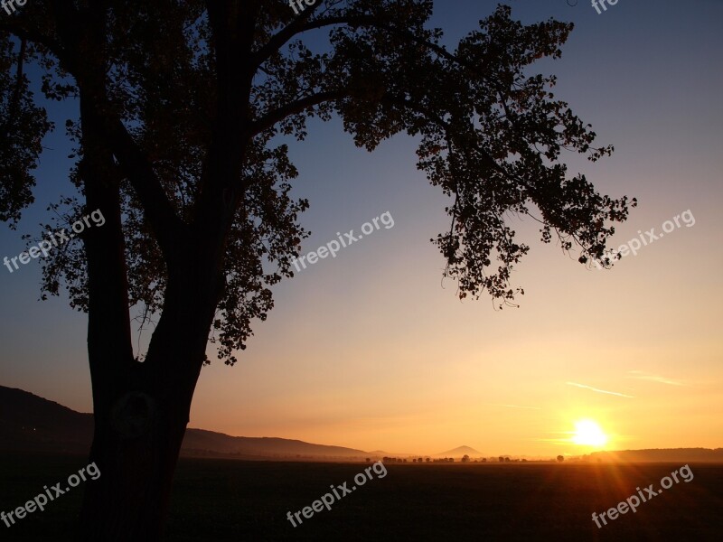 Baranya South County Villany Hills Sunrise Dawn