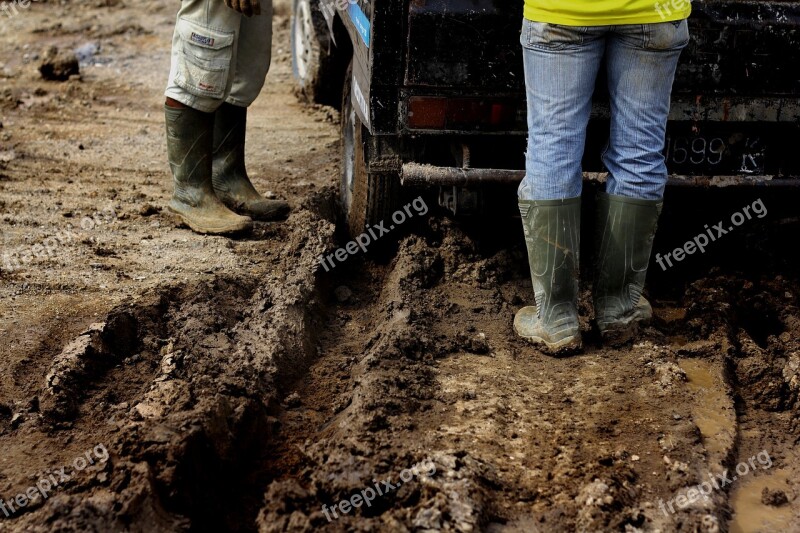 Construction Worker Concrete Work Labor