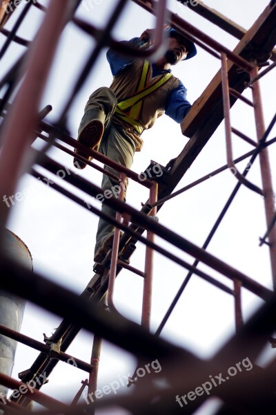 Construction Worker Concrete Work Labor