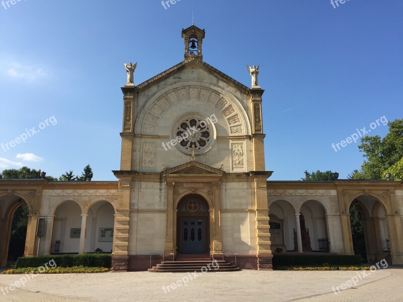 Karlsruhe Main Cemetery Portal Architecture Swim