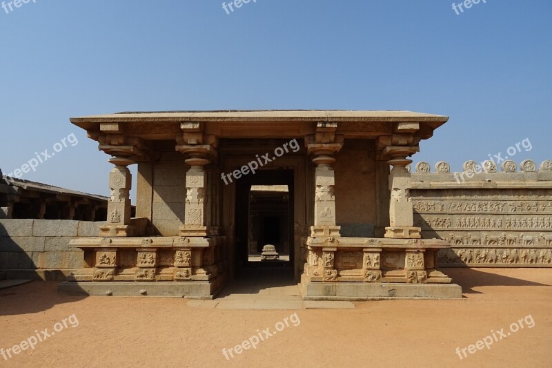 Hazara Rama Temple Hampi Unesco Site Monument