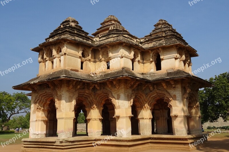 Lotus Mahal Zenana Enclosure Hampi Unesco Monument