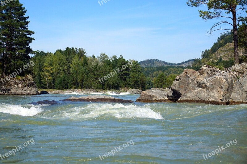 River Water Nature Sky Stones