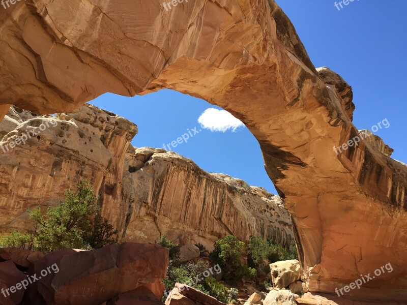 Capitol Reef National Park Arc United States Of America Utah