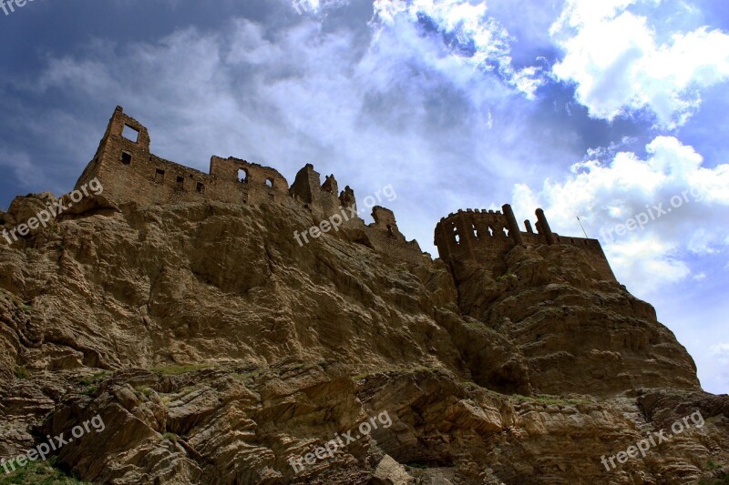 Castle Rocky Cloud Historical Works Castle Of Hosap