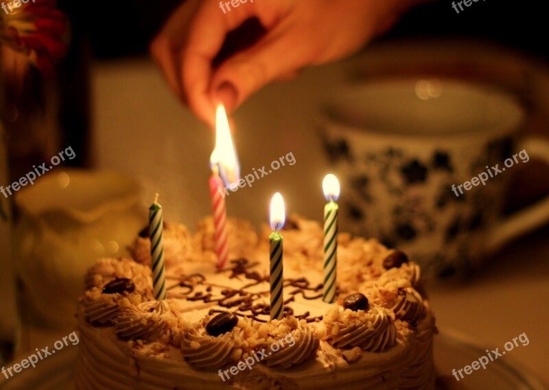 Cake Birthday Candle Set On Fire 4