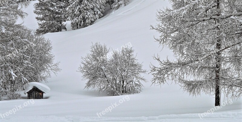 Nature Landscape Snow Winters Mountain