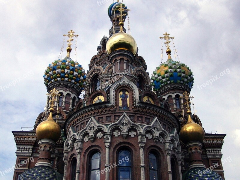 Temple Savior On Spilled Blood Church Historic Architecture Museum