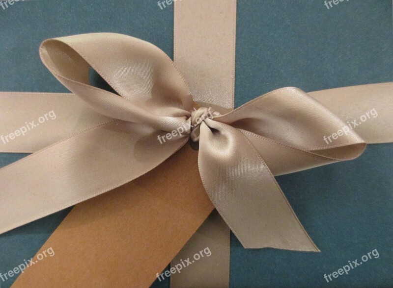 Gift Present Birthday Ribbon Xmas