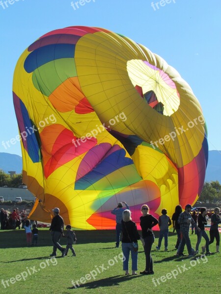 Hot Air Balloon Hot Air Balloons Sky Colorful