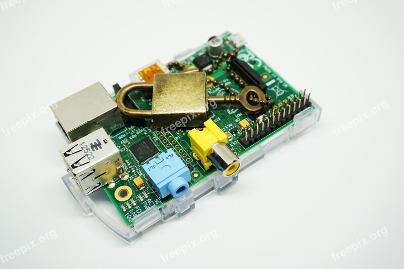 Raspberry Pi Padlock Key Secure Free Photos