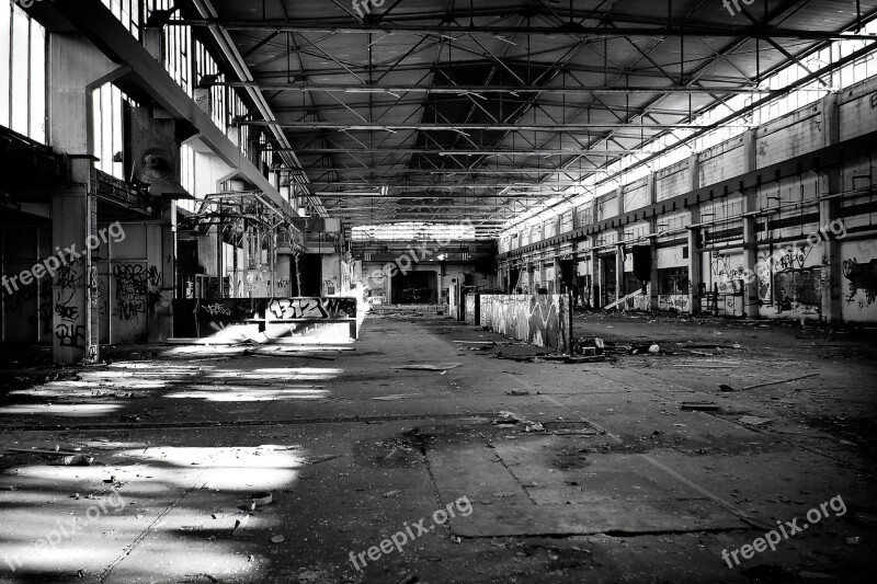 Lost Places Factory Old Abandoned Industrial Building