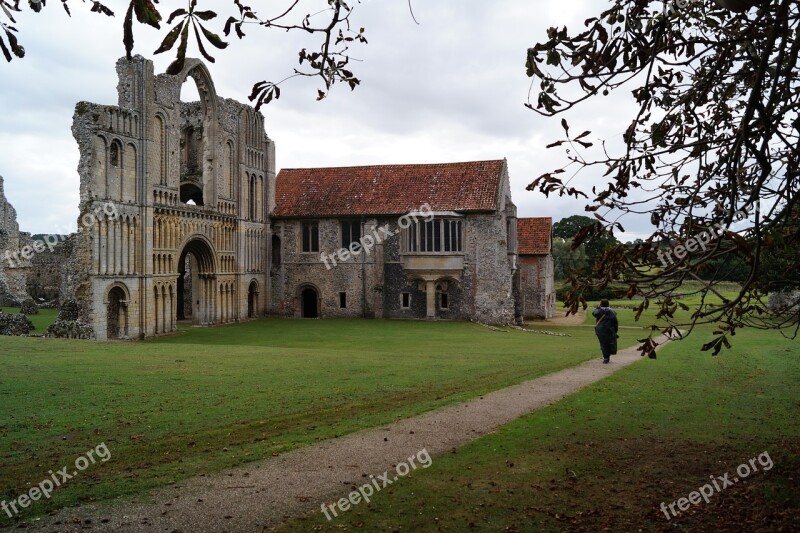 Castle Acre Priory Church Abbey Ruins Village