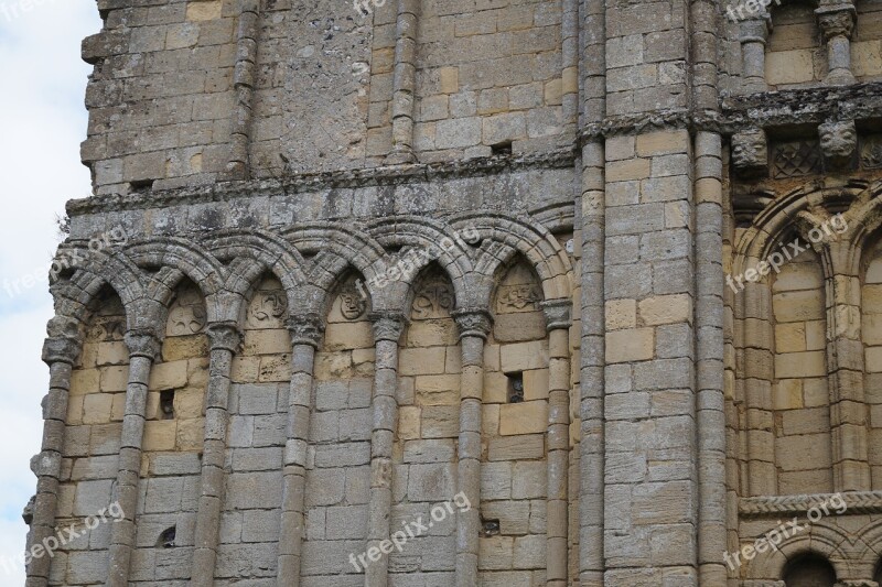 Castle Acre Priory Church Abbey Ruins Village