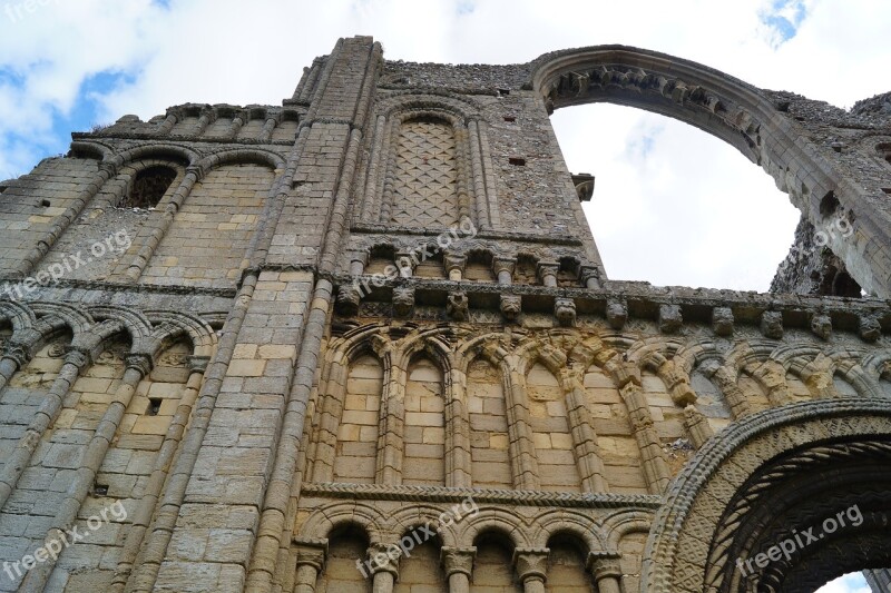 Castle Acre Priory Church Abbey Ruins Village