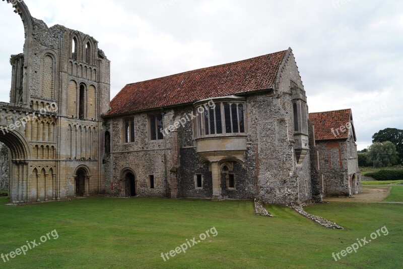 Castle Acre Priory Church Abbey Ruins Village